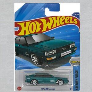 Hot Wheels '87 Audi Quattro GREEN